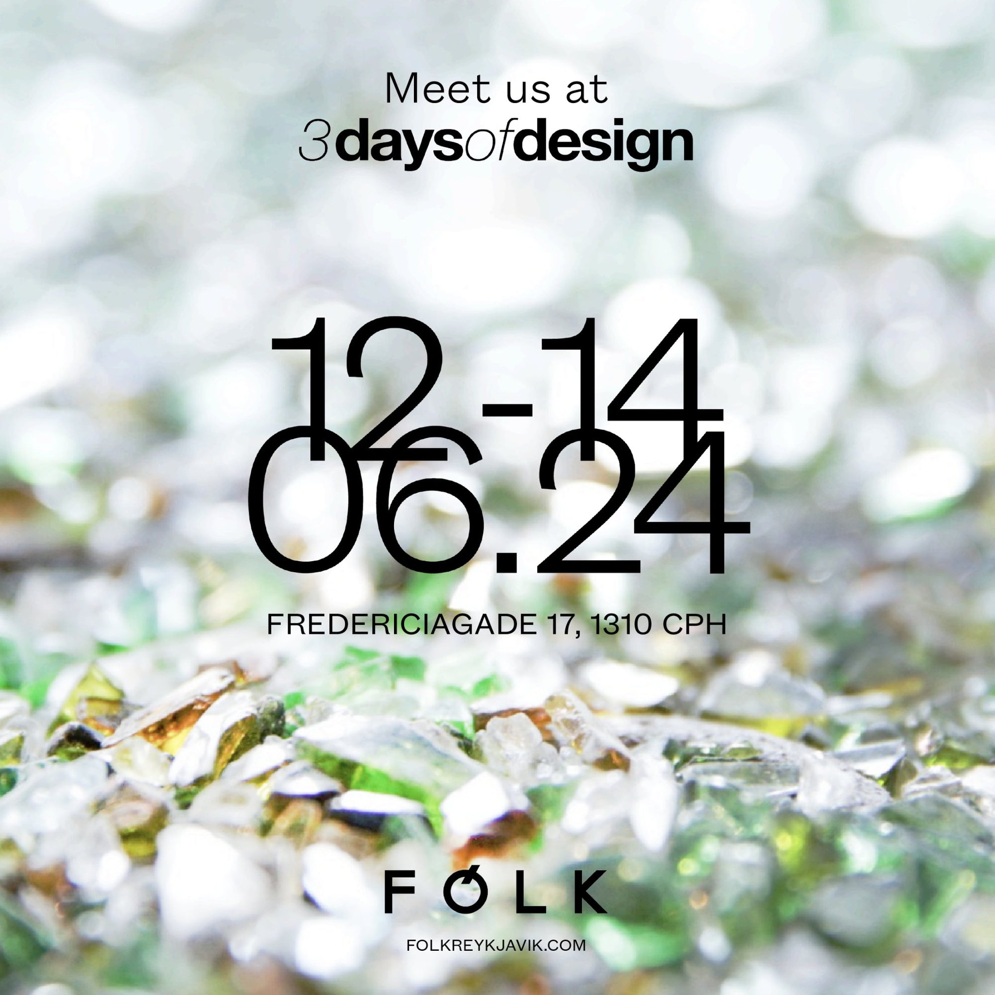 Meet us at 3daysofdesign - FÓLK Reykjavik