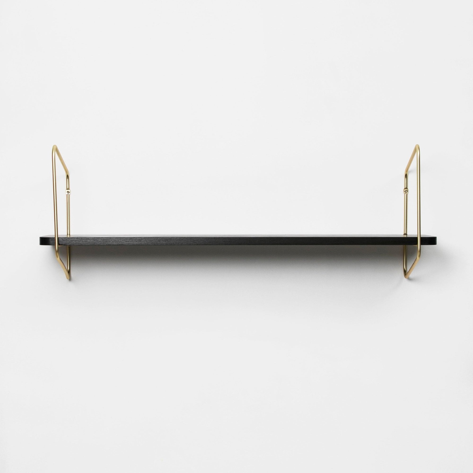 Urban Nomad Wall Shelf / 94x24 cm / Gold / Black - FÓLK Reykjavik