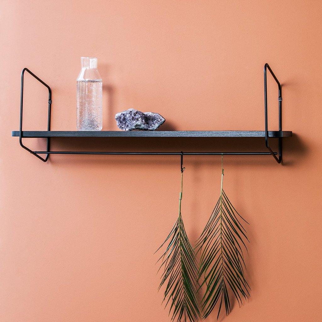 Urban Nomad Wall Shelf / Black / Black / Medium – Latelier islandais